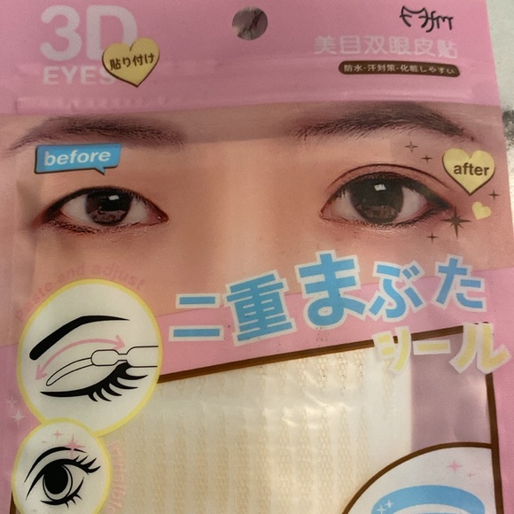 3 D Eye Eye Eyelid Tape Sticker Mesh Clear 624 pcs Saggy Eyelids - Picture 2 of 3